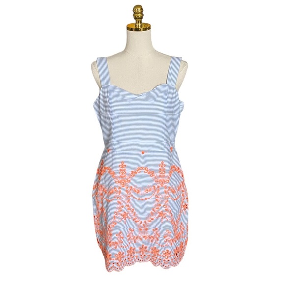 Revolve Tularosa Blue and Orange Mini Dress - Picture 5 of 11